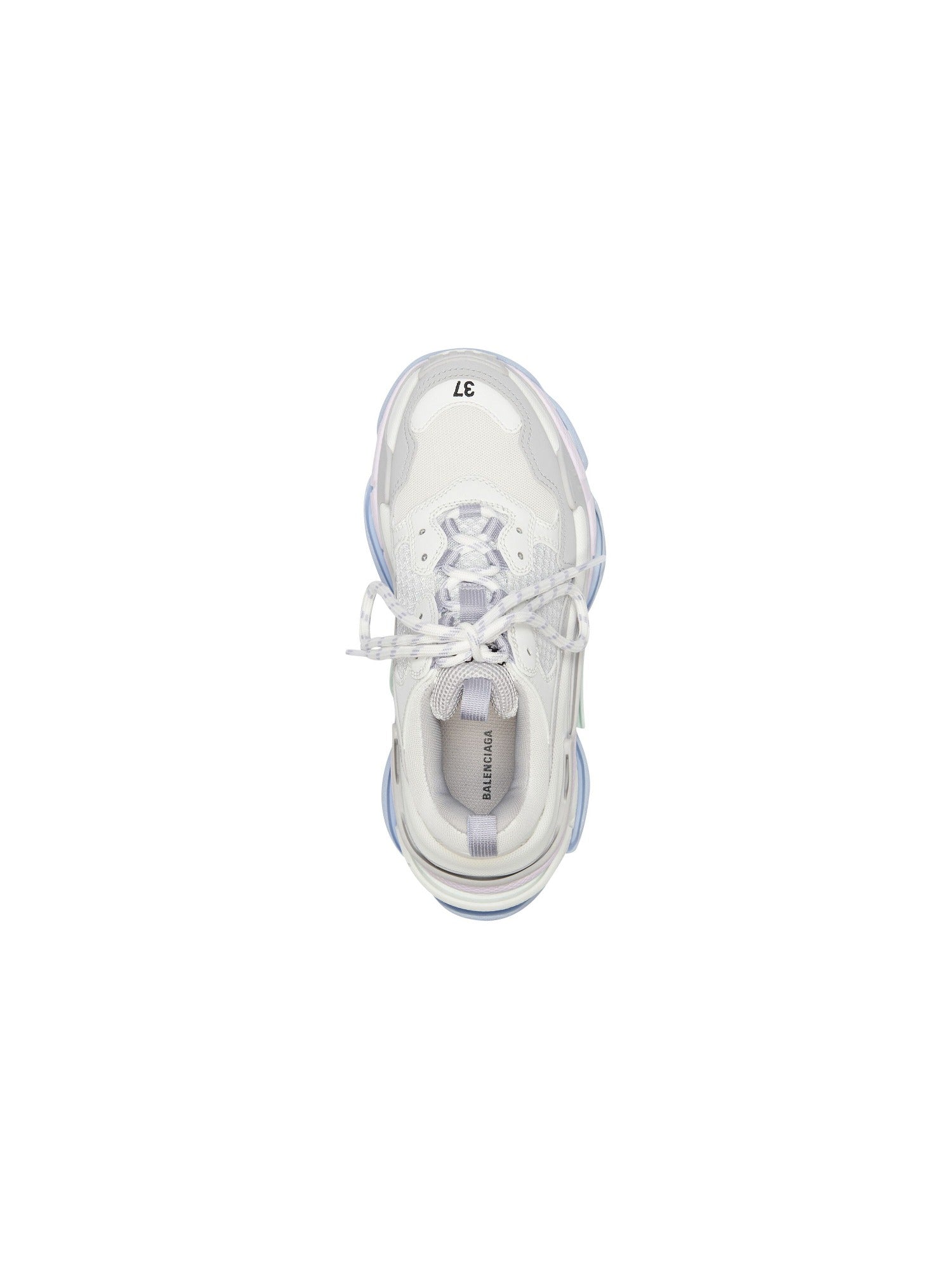 Triple S white & blue Sneakers - White & Blue