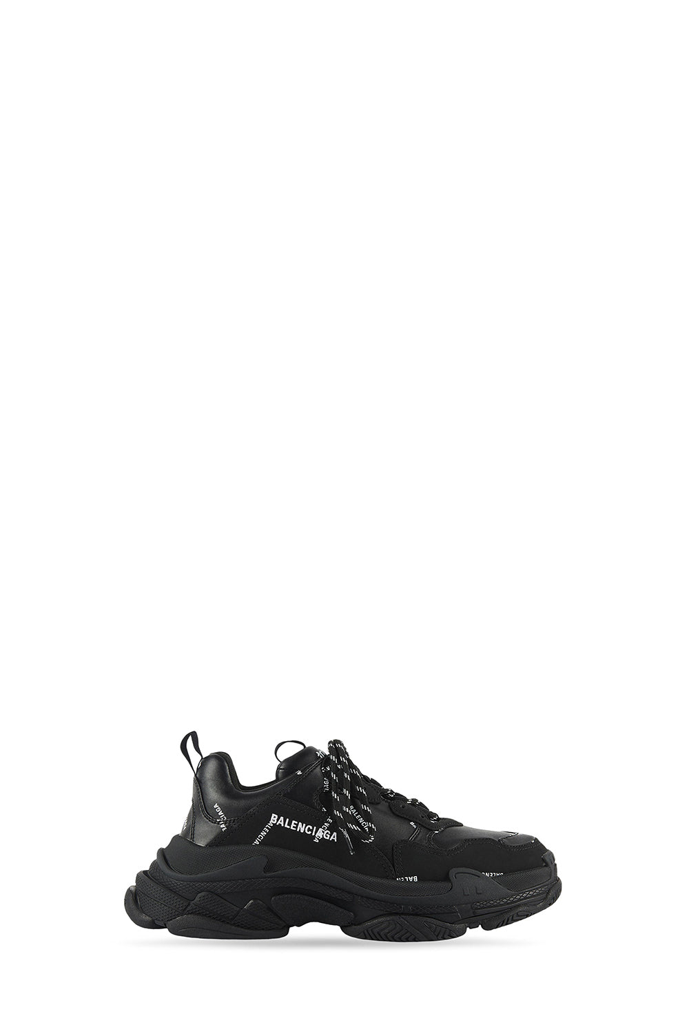 Triple S Allover Logo black Sneakers - Black