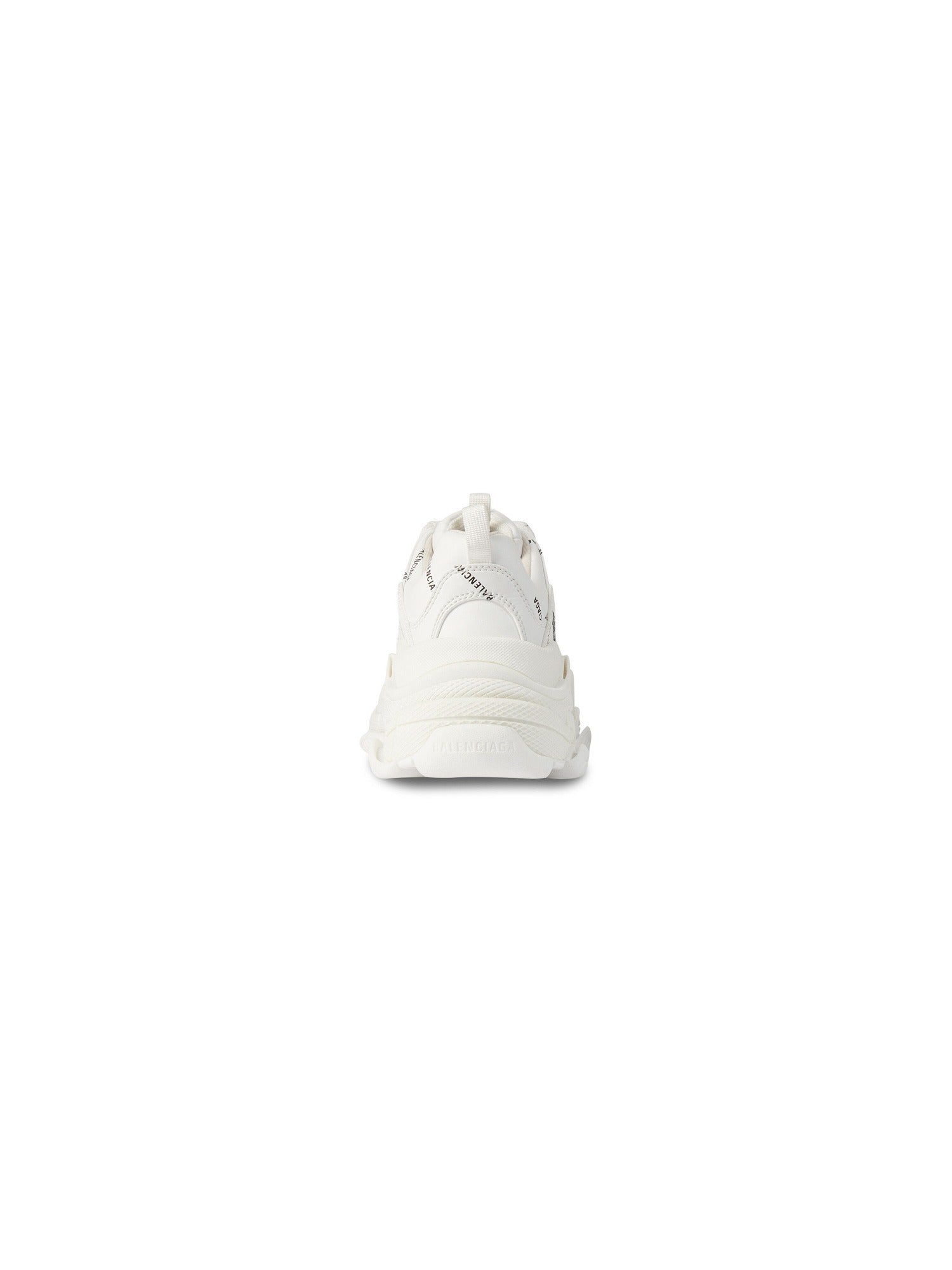 Triple S Allover Logo white & black Sneakers - White & Black
