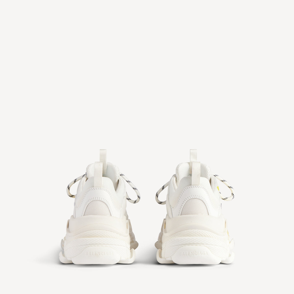 Triple S Tape Type Sneakers - White & Yellow