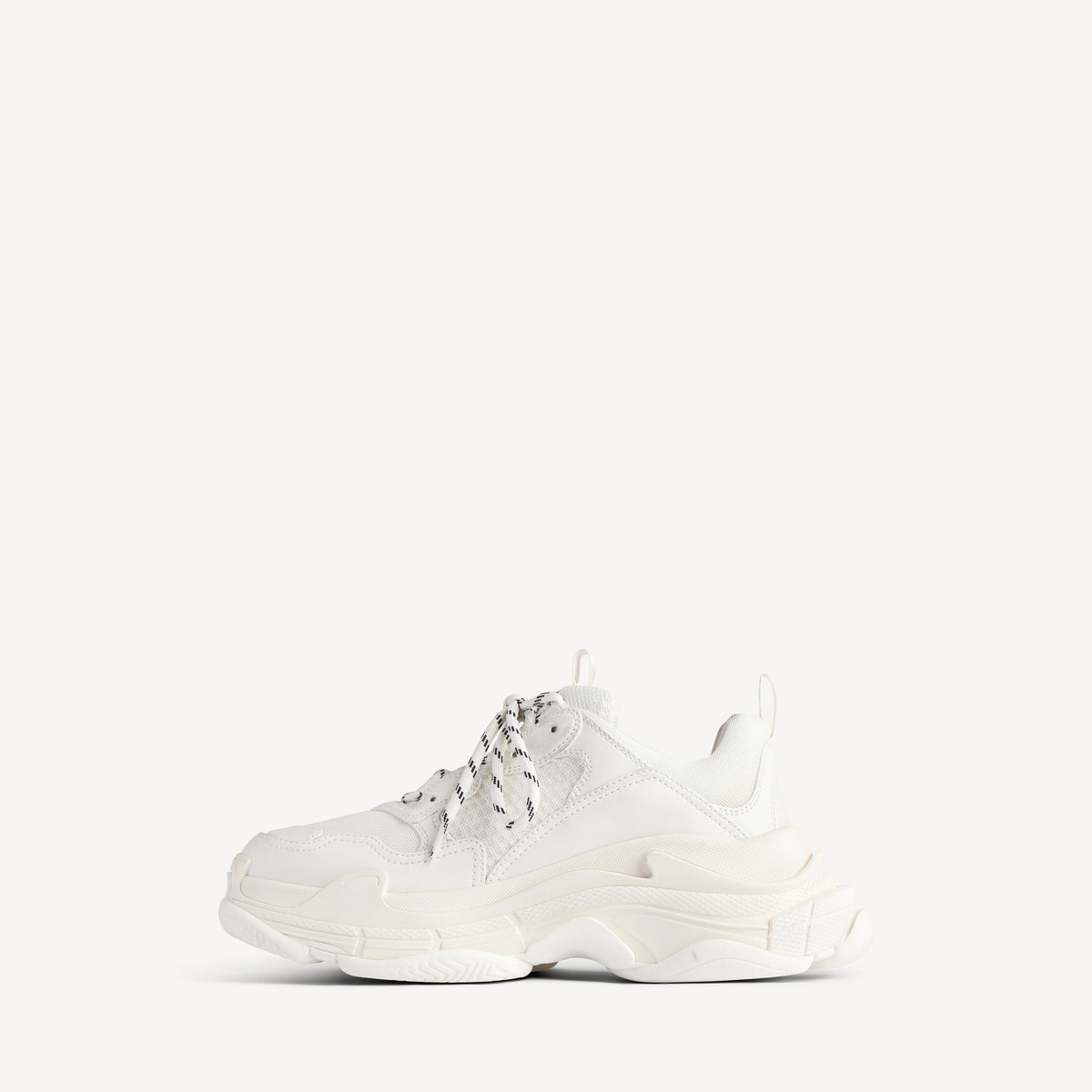 Triple S Tape Type Sneakers - White & Yellow