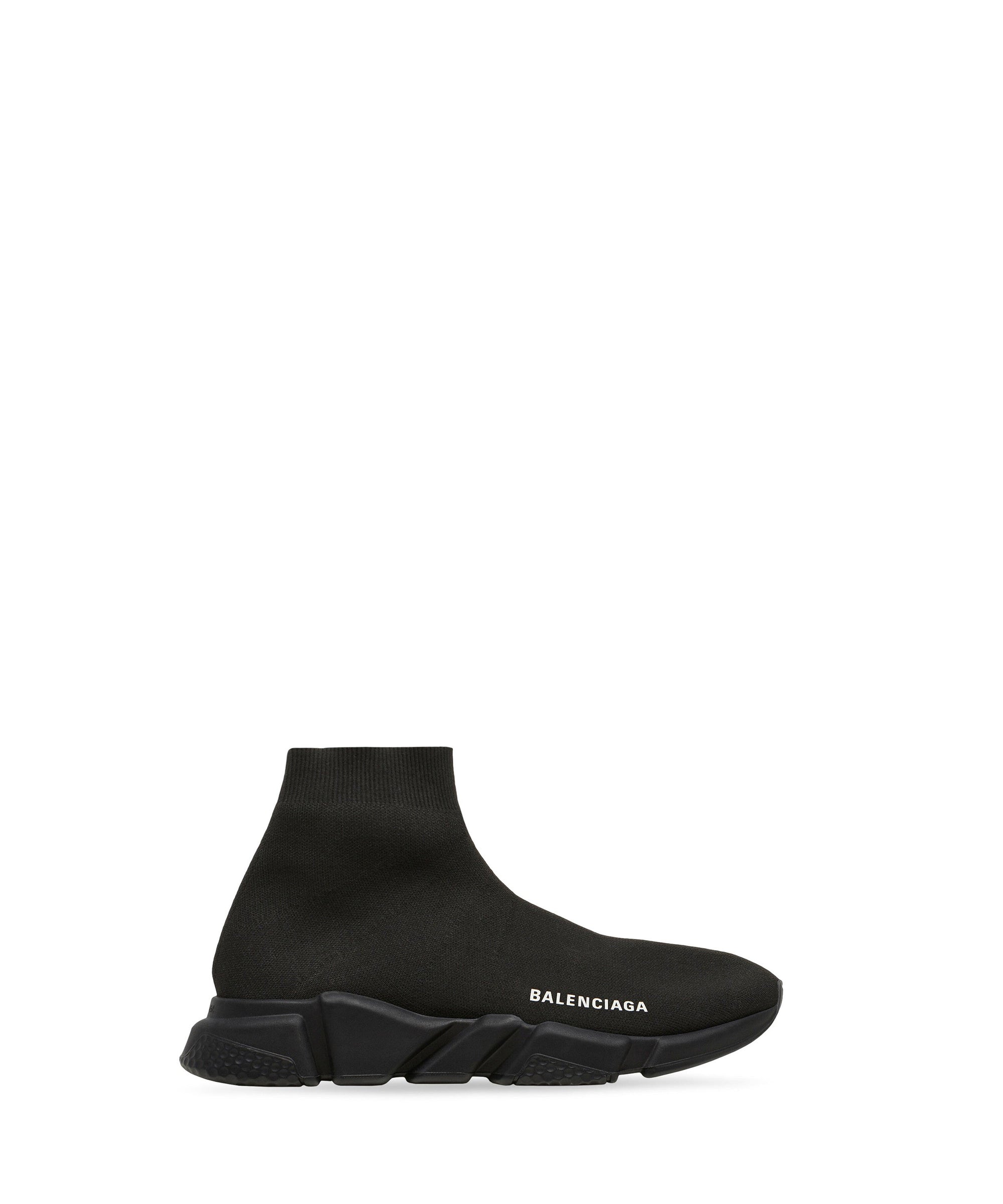 Speed Recycled Knit Sneakers - Black