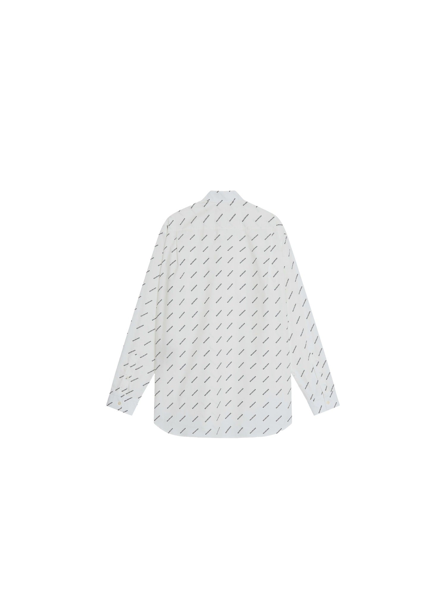 Allover Logo white & blue Shirt - White & Blue