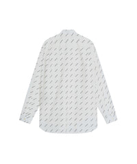 Allover Logo Shirt - White & Black