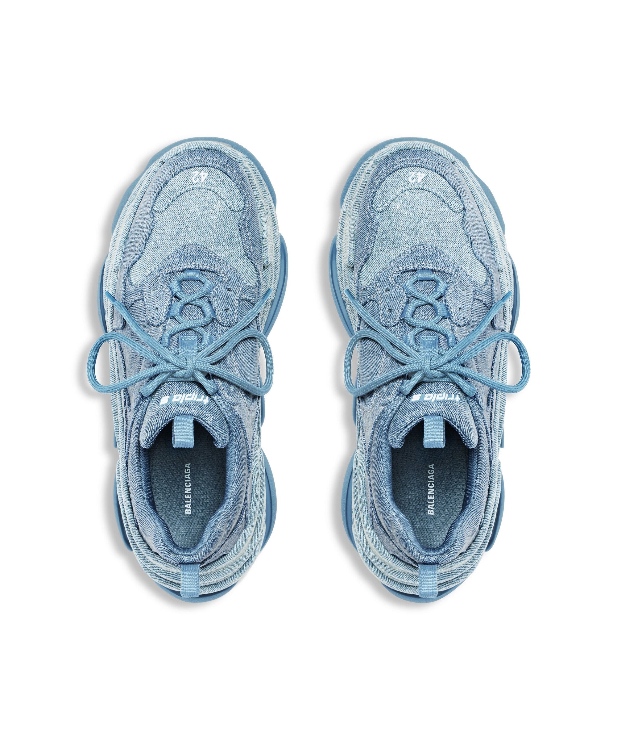 Triple S Sneakers Denim - Blue
