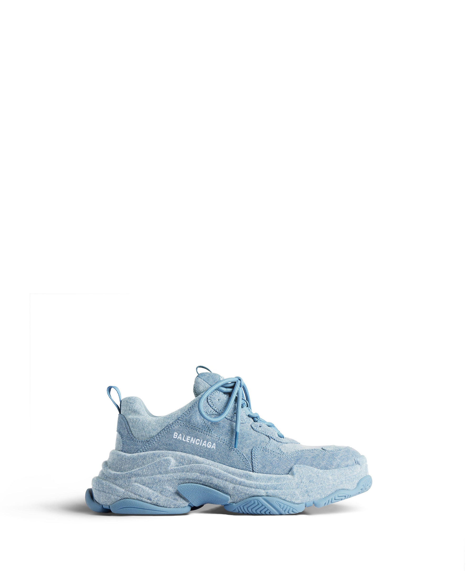 Triple S Sneakers Denim - Blue