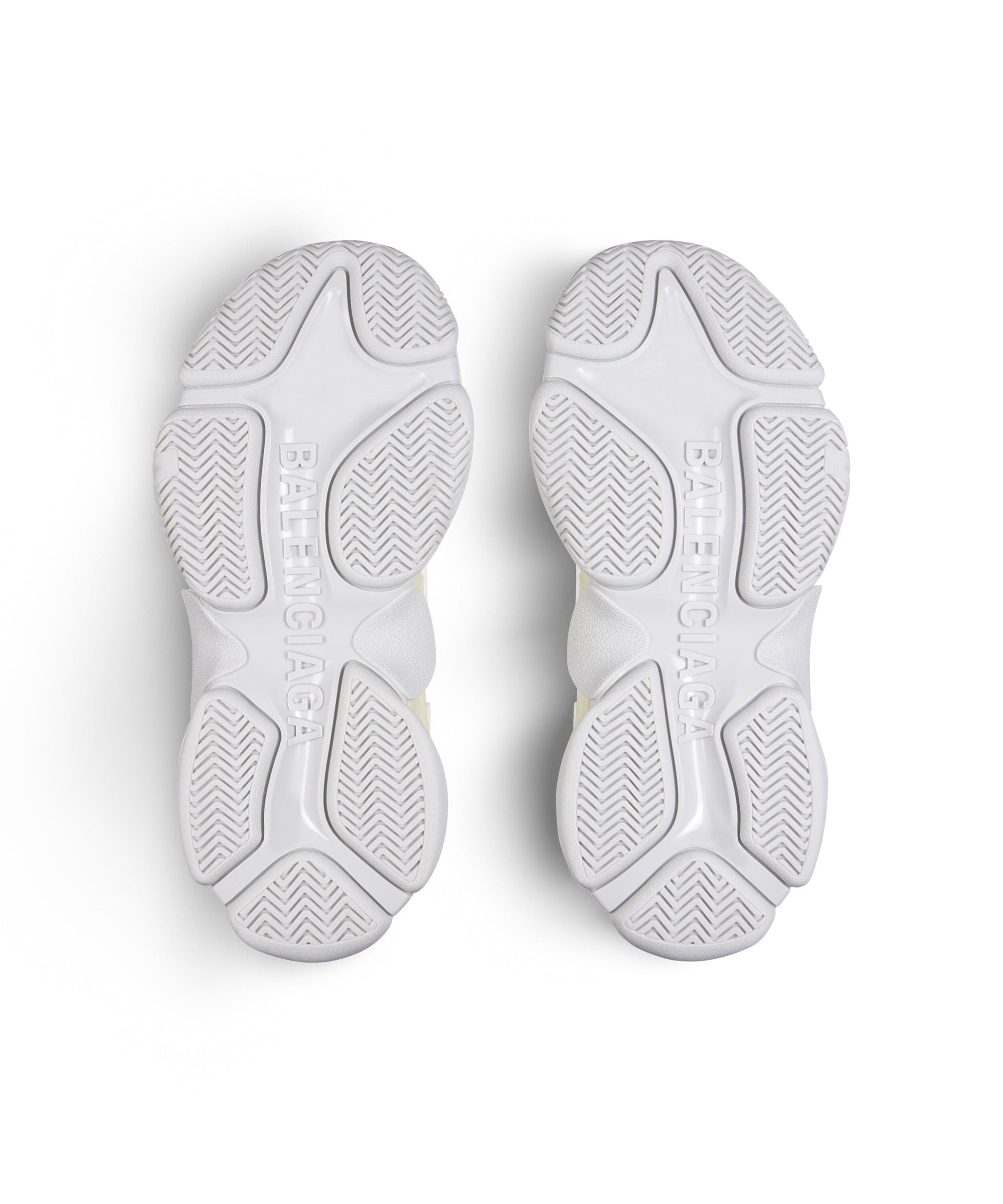 Triple S Sneakers - Eggshell & White