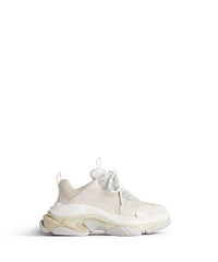 Triple S Sneakers - Eggshell & White