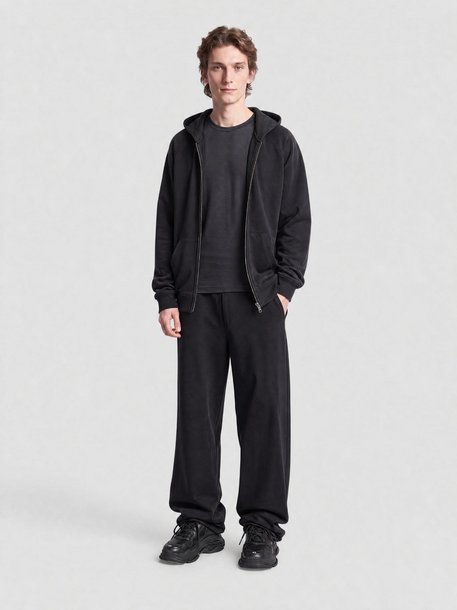 Triple S black Sneakers - Black