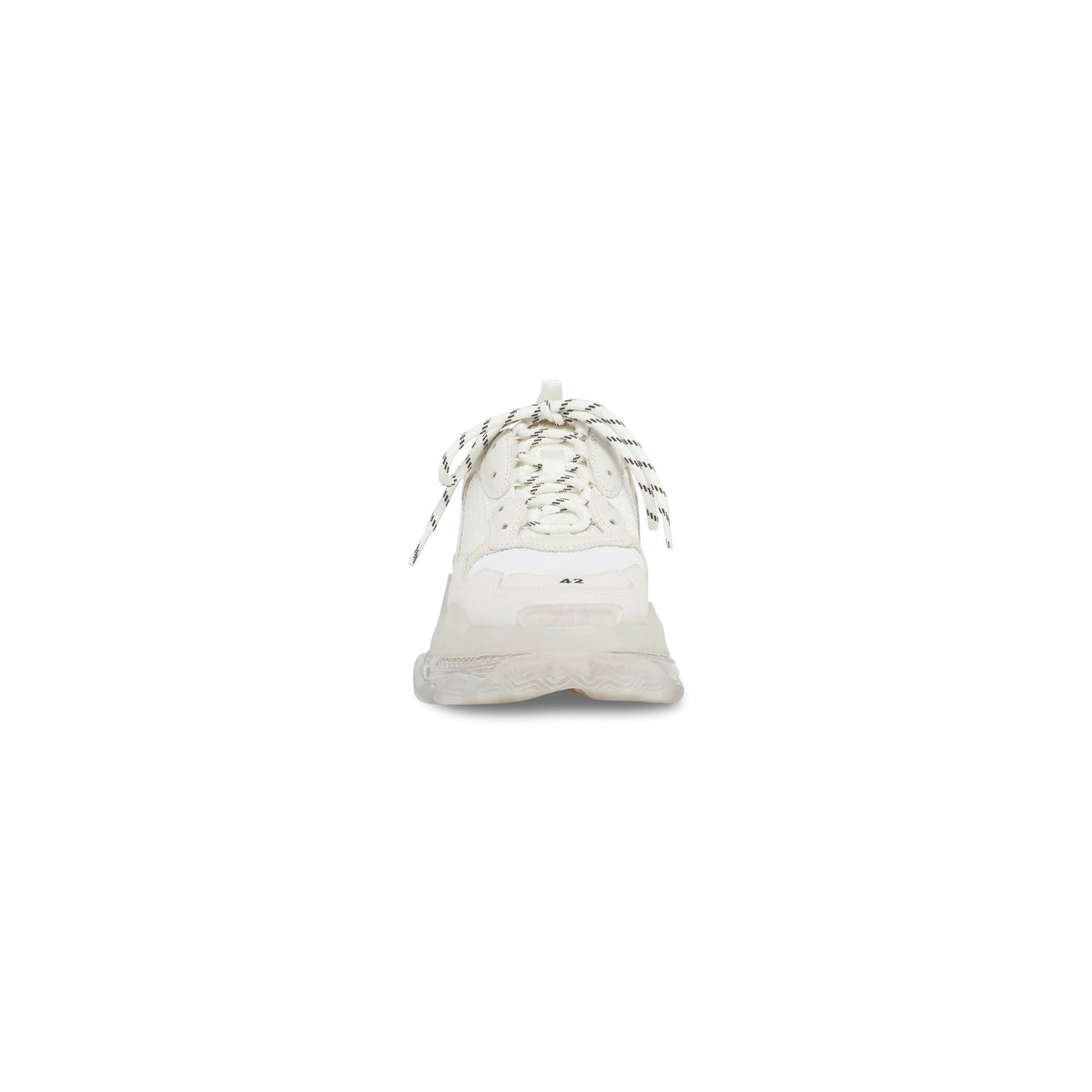 TRIPLE S / Triple S Clear Sole Sneakers - White
