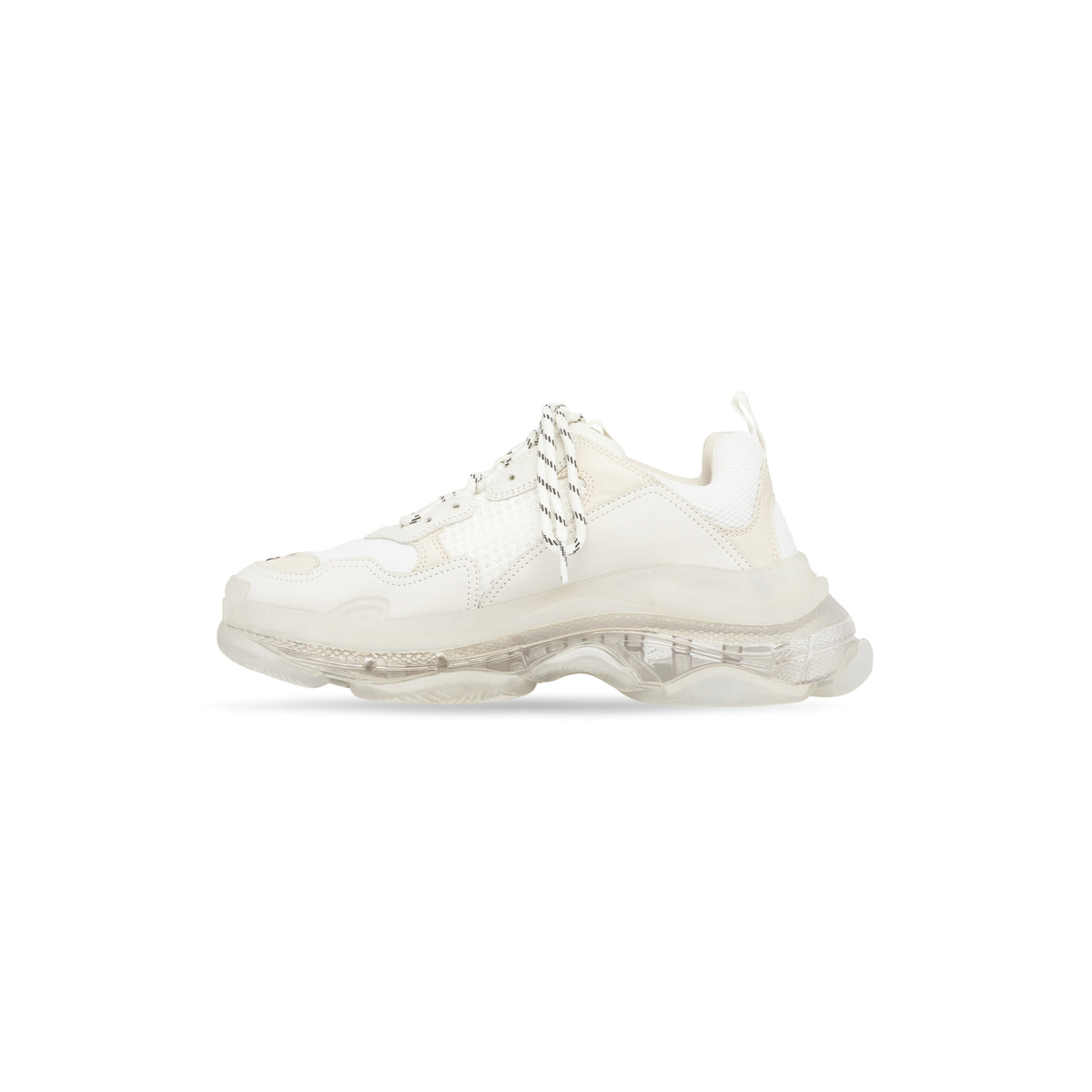 TRIPLE S / Triple S Clear Sole Sneakers - White