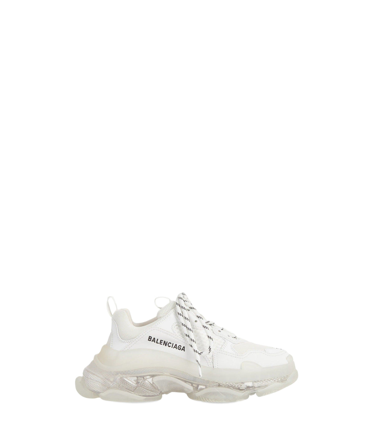 TRIPLE S / Triple S Clear Sole Sneakers - White