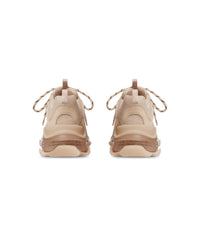 Triple S Clear Sole Sneakers - Sand Beige