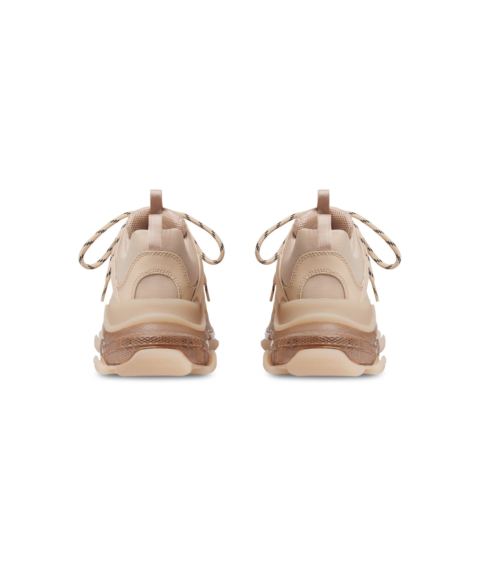 Triple S Clear Sole Sneakers - Sand Beige
