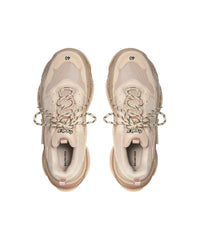 Triple S Clear Sole Sneakers - Sand Beige