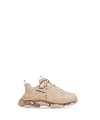 Triple S Clear Sole Sneakers - Sand Beige