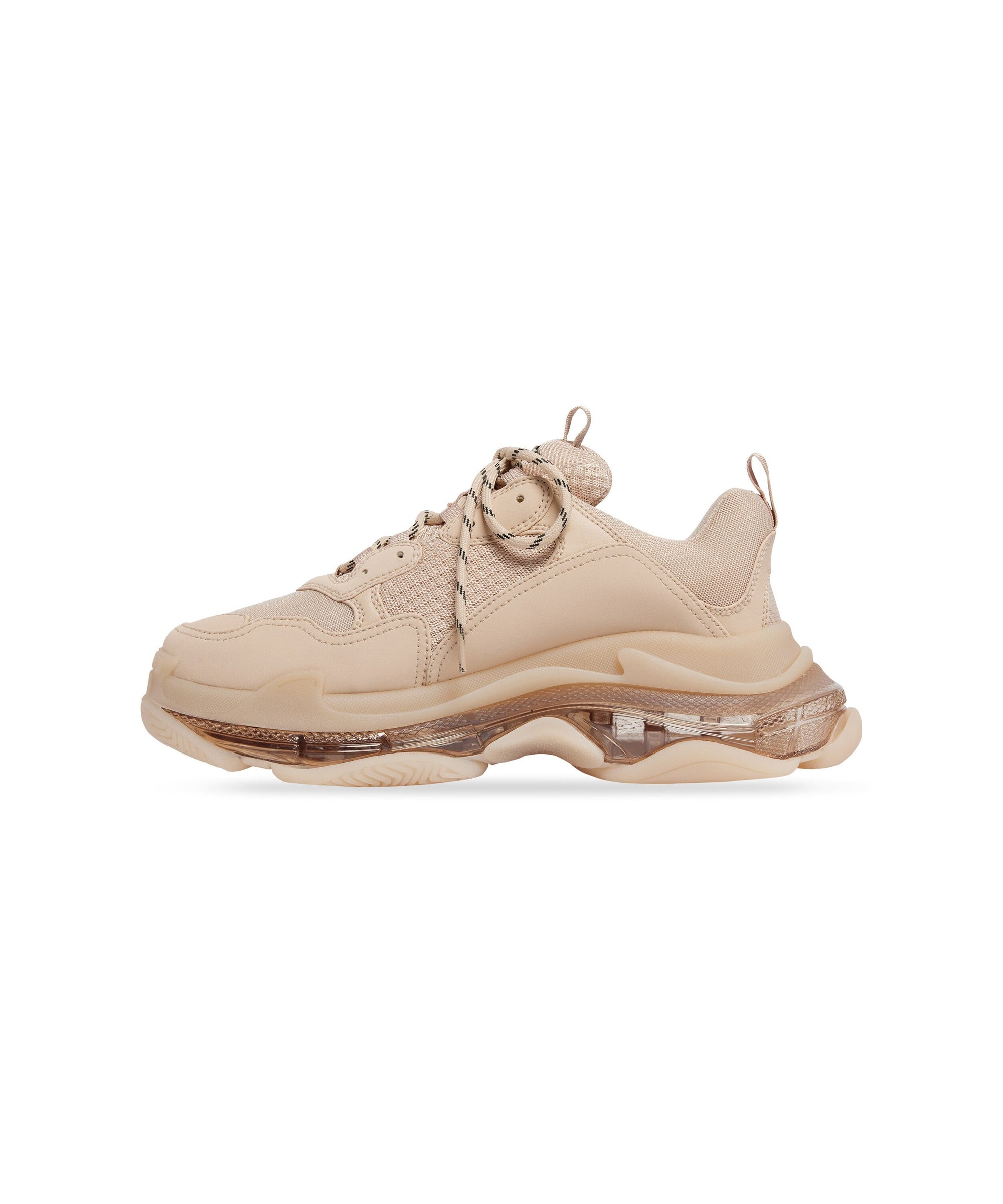 Triple S Clear Sole Sneakers - Sand Beige