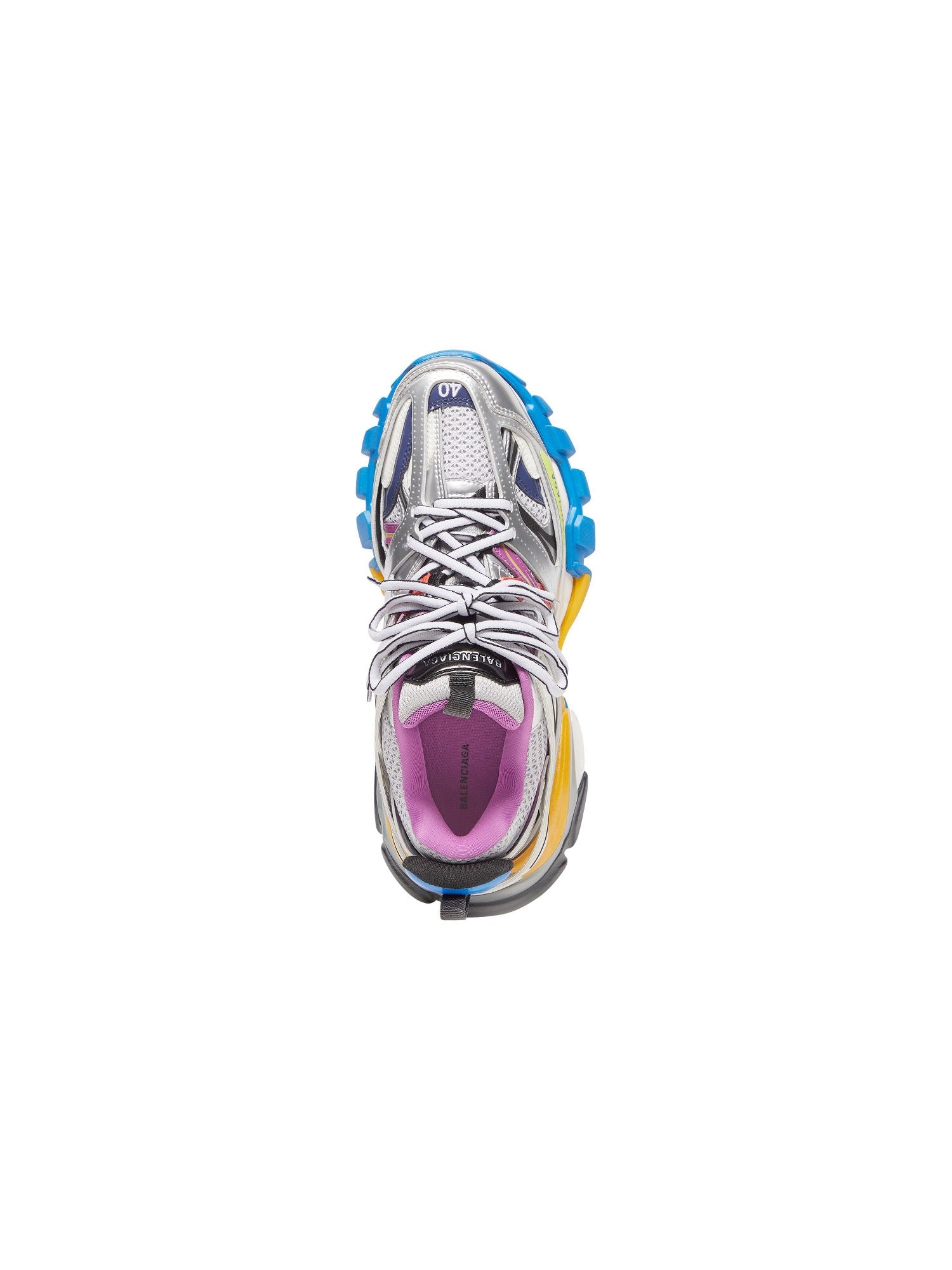 Track multicolor & metal silver Sneakers - Multicolor & Metal Silver