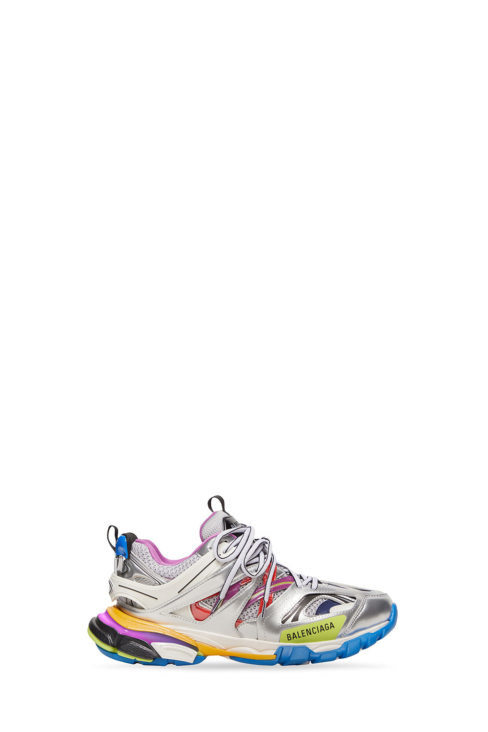 Track multicolor & metal silver Sneakers - Multicolor & Metal Silver