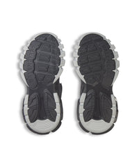 Track Sneakers - Black & Silver
