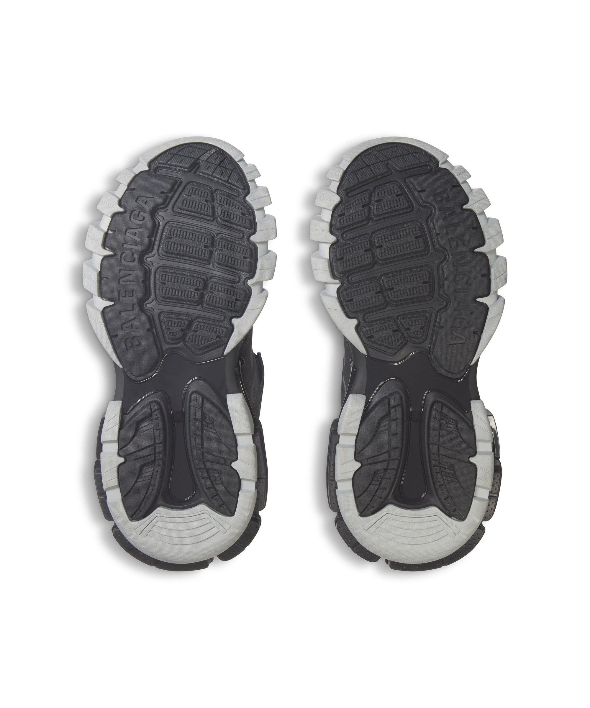 Track Sneakers - Black & Silver
