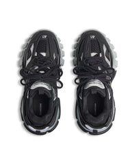 Track Sneakers - Black & Silver