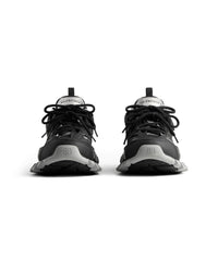 Track Sneakers - Black & Silver