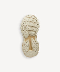 Track Sneakers - Beige Jersey & Black