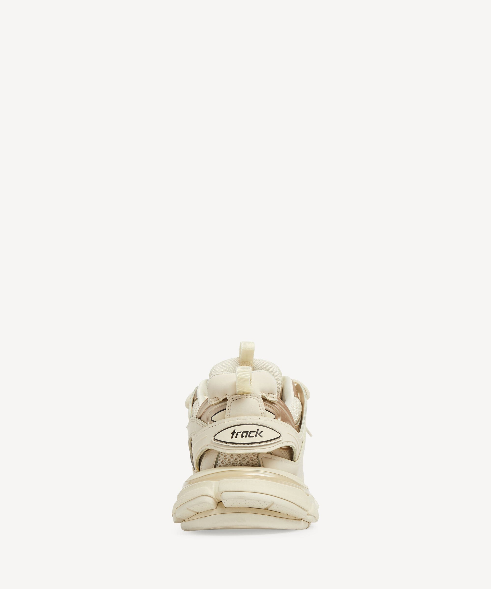 Track Sneakers - Beige Jersey & Black
