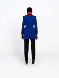 3D Single Breasted royal blue Jacket - Royal Blue