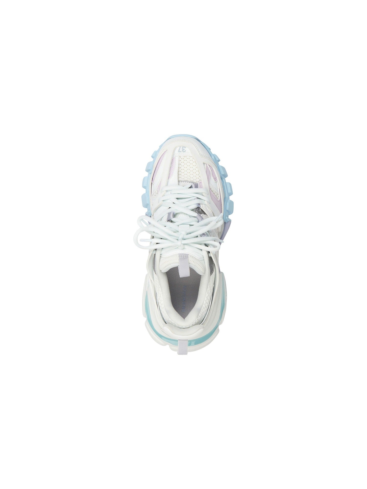 Track white & blue Sneakers - White & Blue