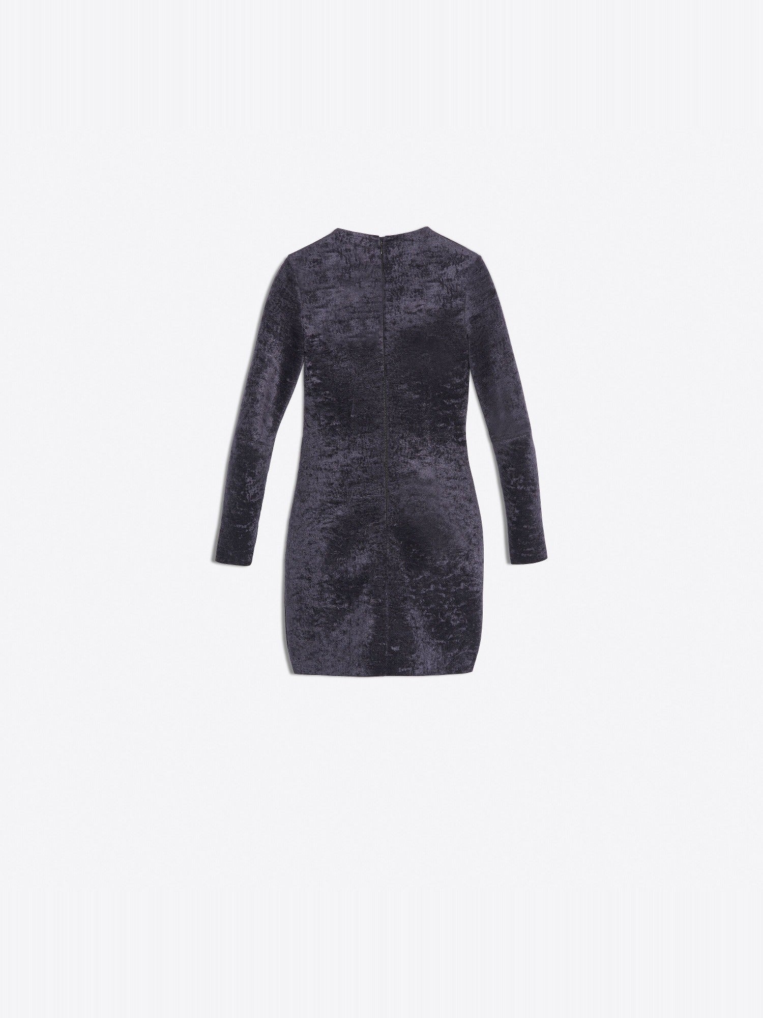 3D Longsleeve black Dress - Black