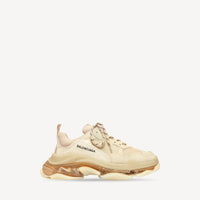 Triple S Clear Sole Sneakers - Nude