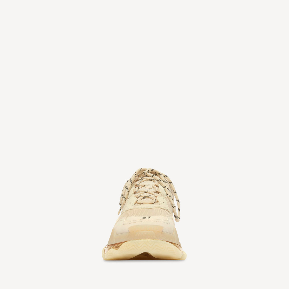 Triple S Clear Sole Sneakers - Nude
