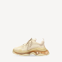 Triple S Clear Sole Sneakers - Nude