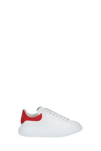 Oversized white & lust red Sneakers - White & Lust Red