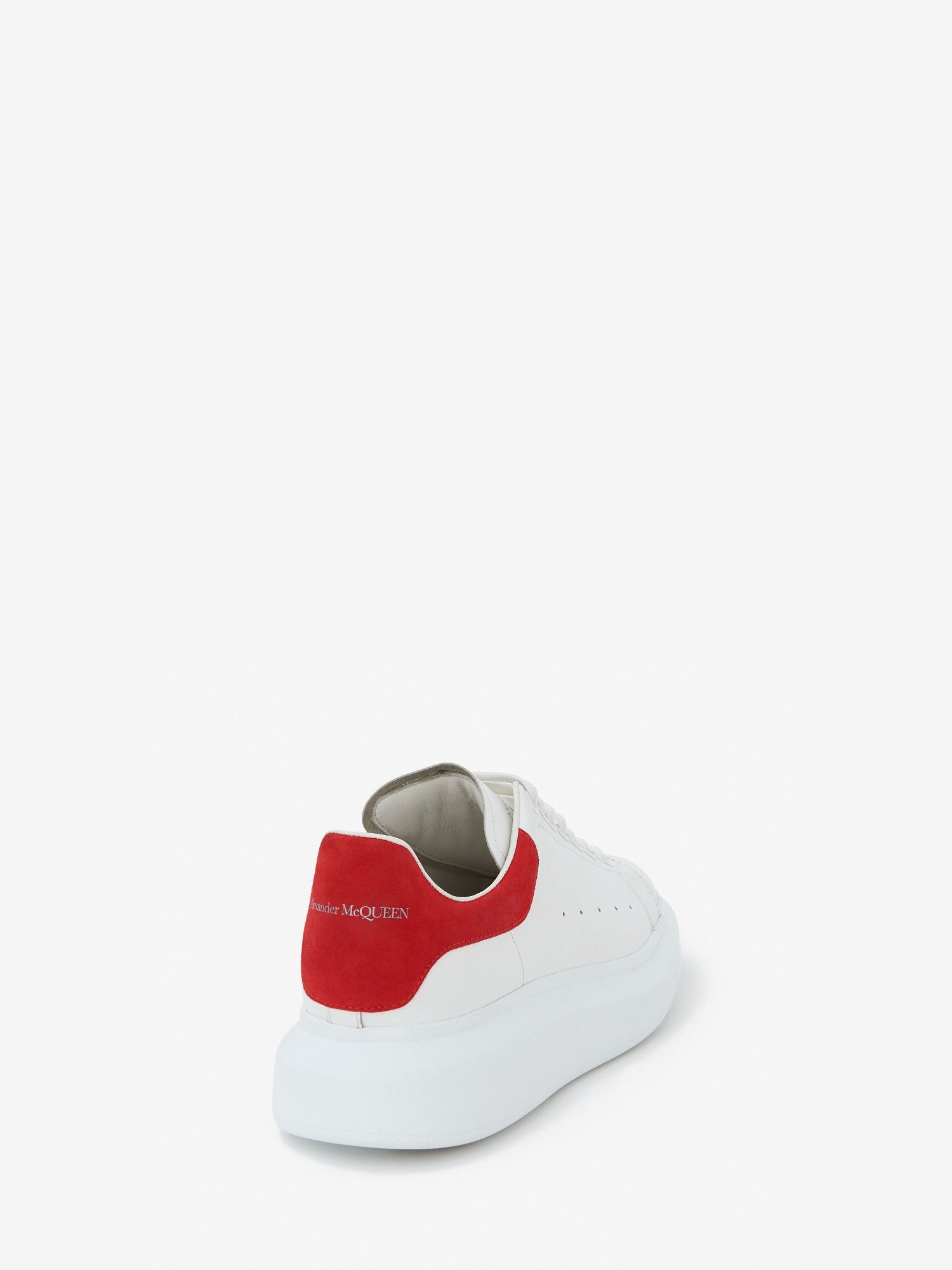 Oversized white & lust red Sneakers - White & Lust Red
