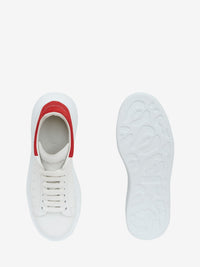 Oversized white & lust red Sneakers - White & Lust Red