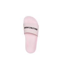Pool Slide Sandals - Light Pink & Black