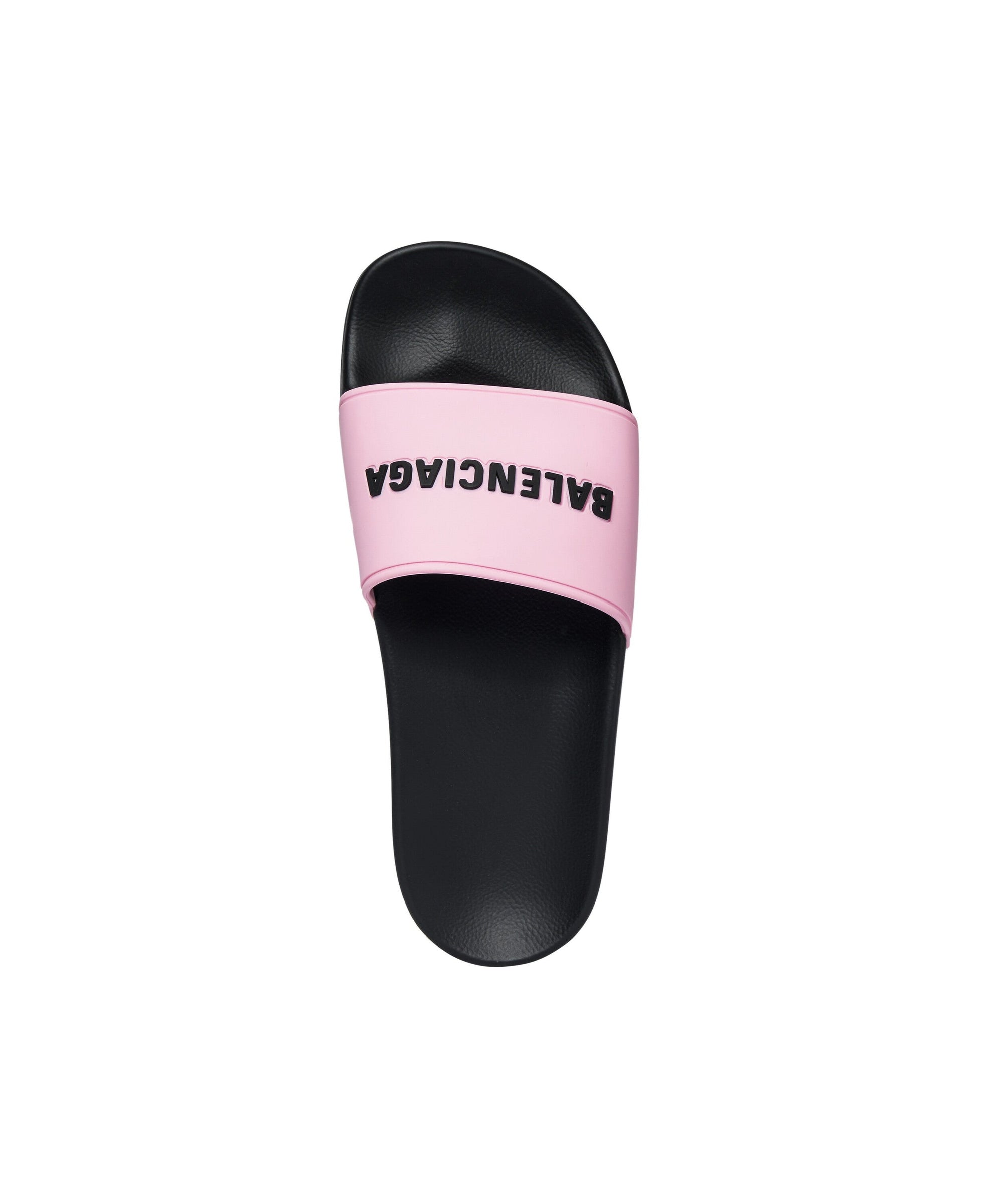 Pool Slide Sandals - Pink & Black