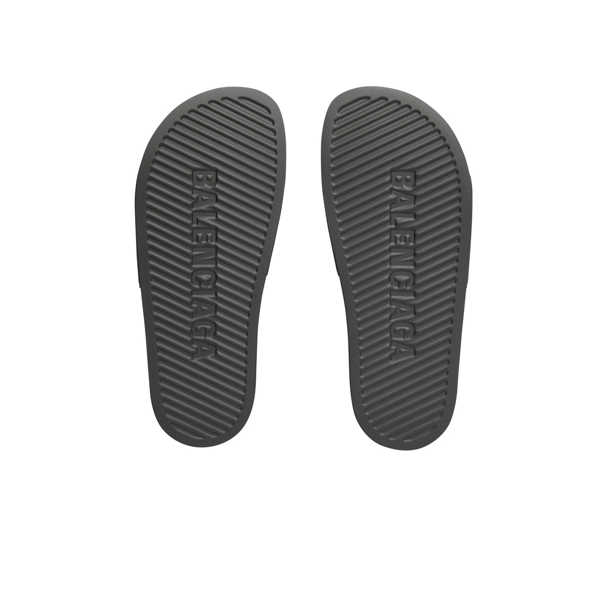 Pool Slide Sandals - Black & Gold