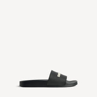 Pool Slide Sandals - Black & White