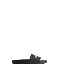 Pool Slide Sandals - Black & White