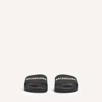 Pool Slide Sandals - Black & White