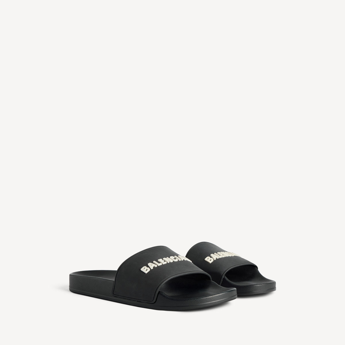 Pool Slide Sandals - Black & White