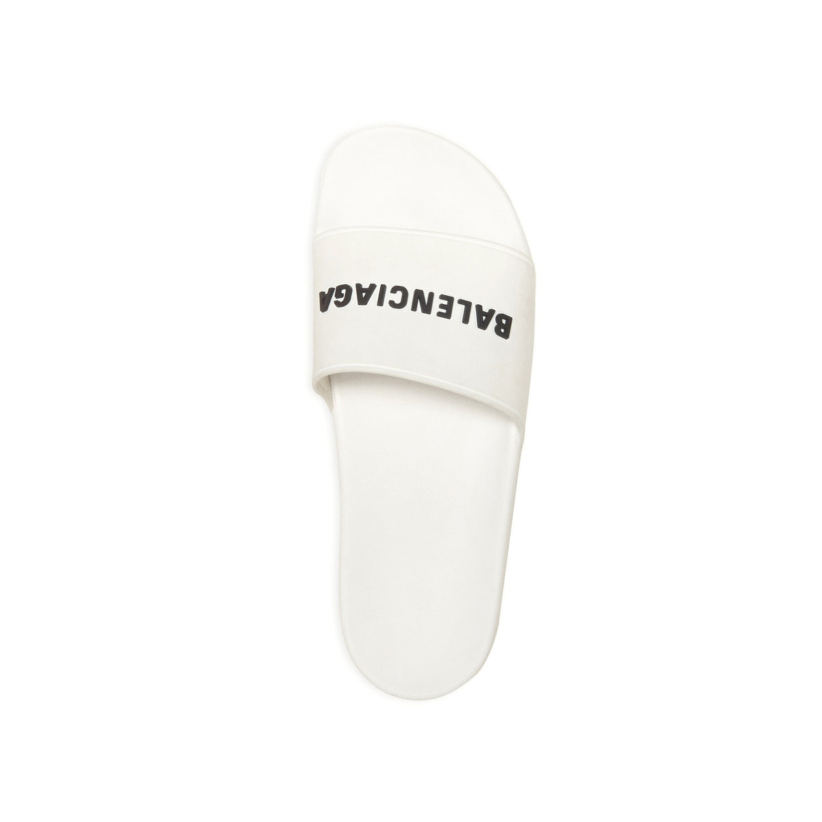 Pool Slide Sandals - White & Black