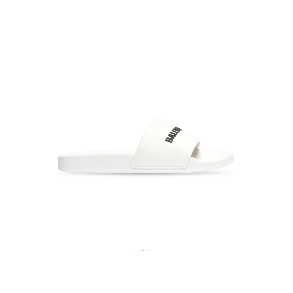 Pool Slide Sandals - White & Black