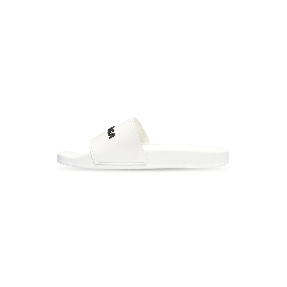 Pool Slide Sandals - White & Black