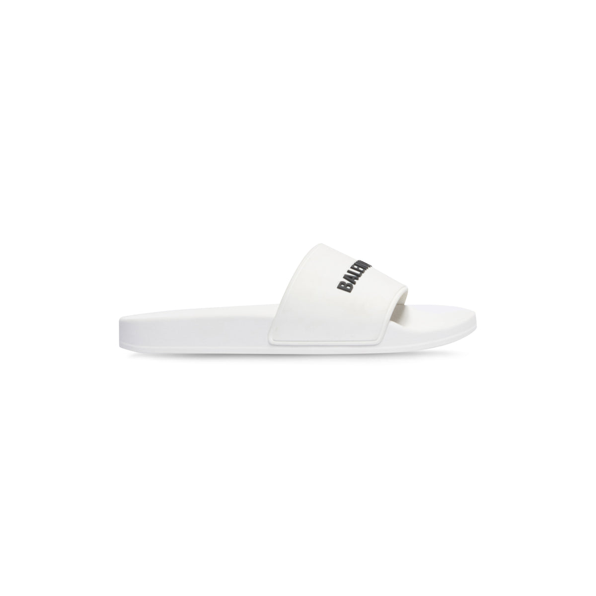 Pool Slide Sandals - White & Black
