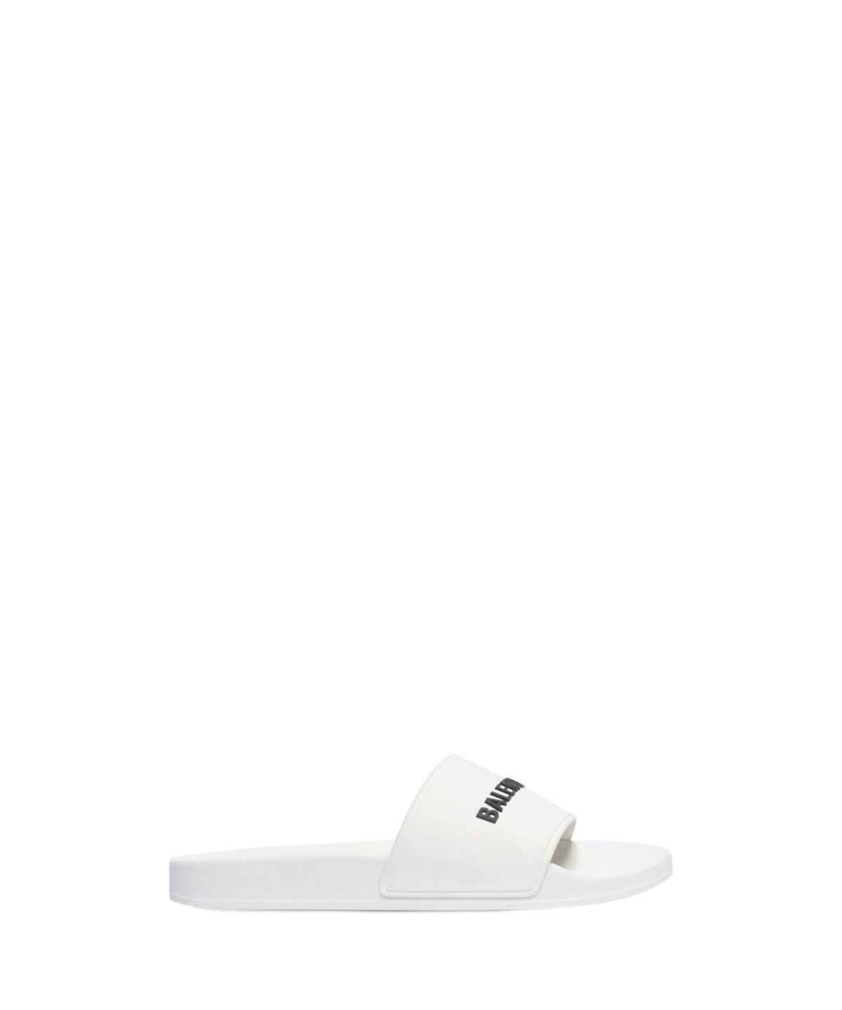 Pool Slide Sandals - White & Black
